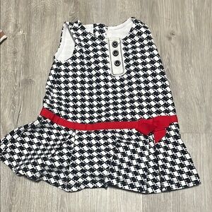 Stylish Kids Dress with Red Accents